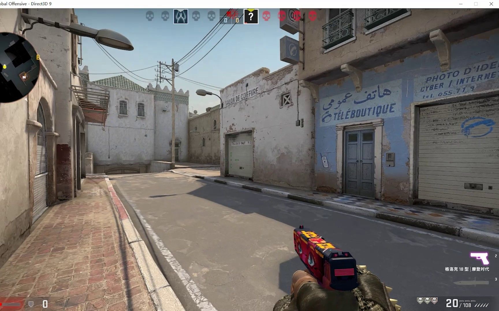 csgo_荒漠迷城2人机_这画面可真棒!可惜人有点菜