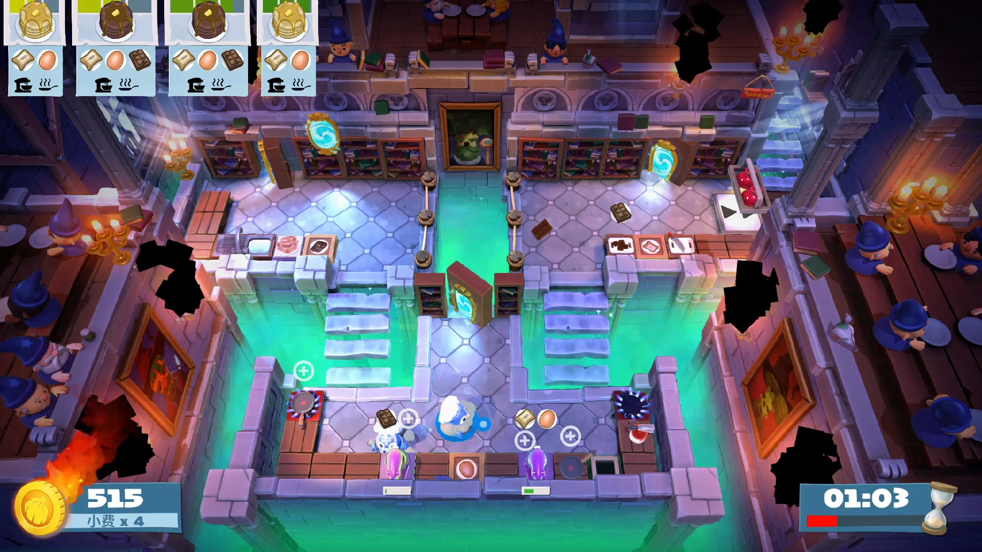 【胡闹厨房2】单人模式5-4四星