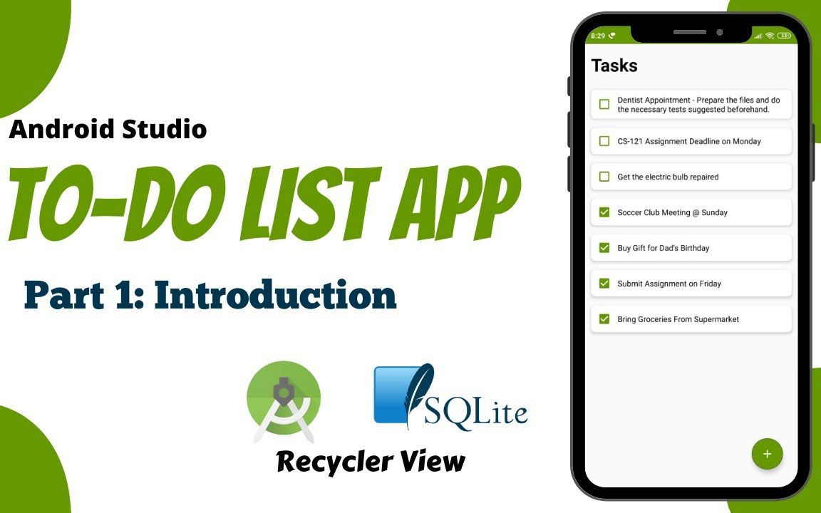 To Do List App Android Studio(android studio实现待办事项软件)Part6哔哩哔哩bilibili