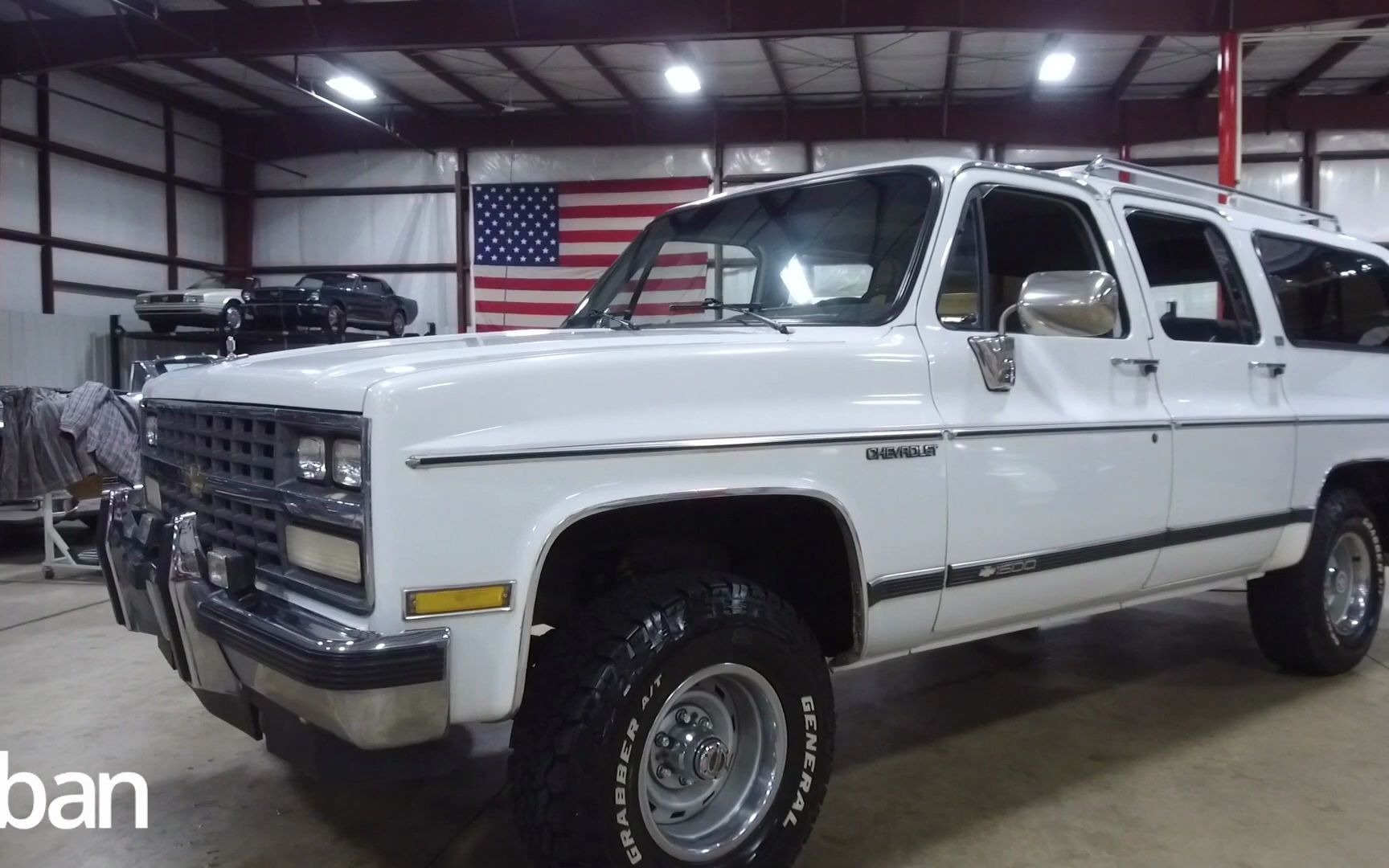 美国老车实拍系列1989雪佛兰suburban