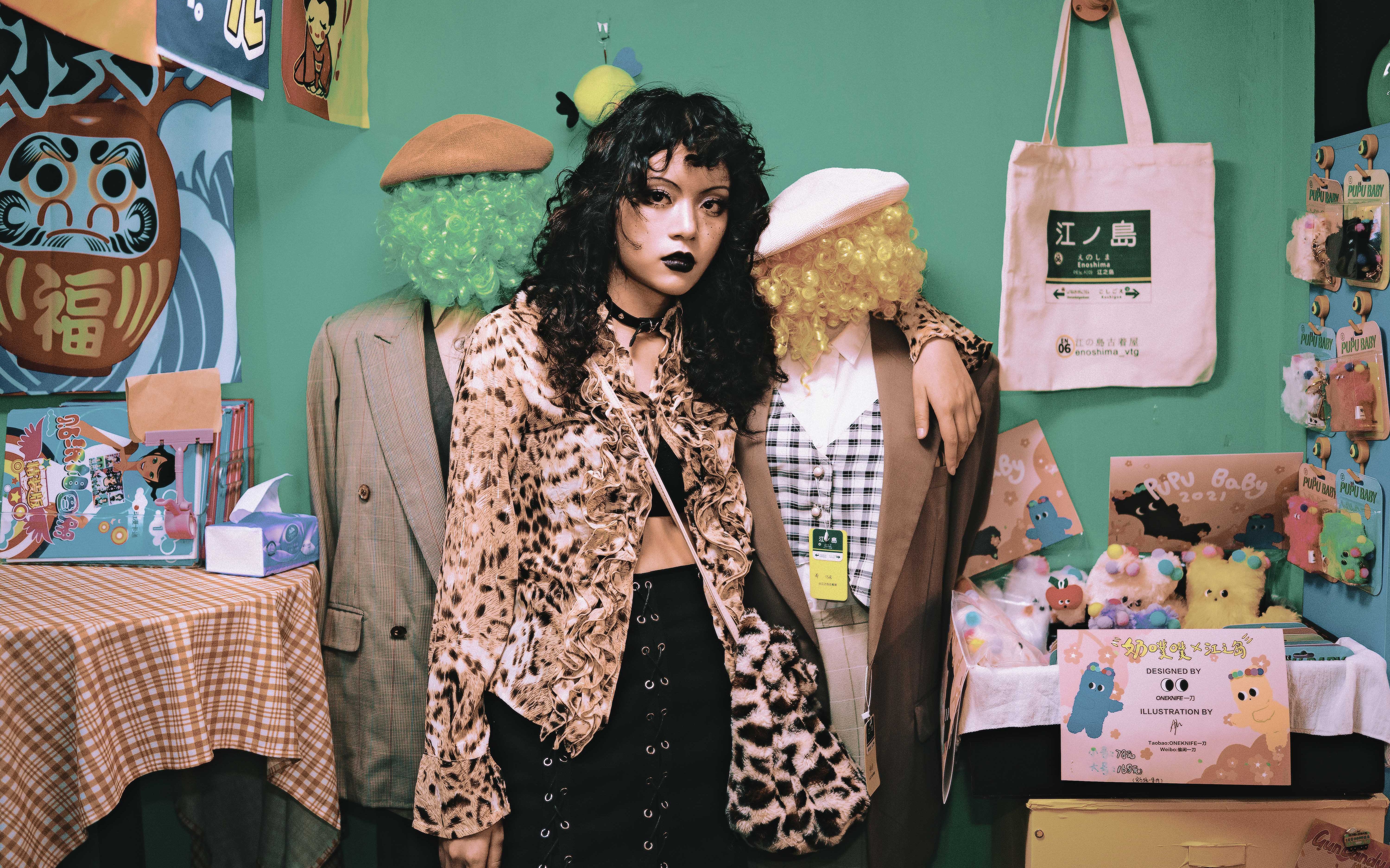 【颜色分享】用vsco颜色完成涩谷辣妹 复古朋克调色_哔哩哔哩_bili