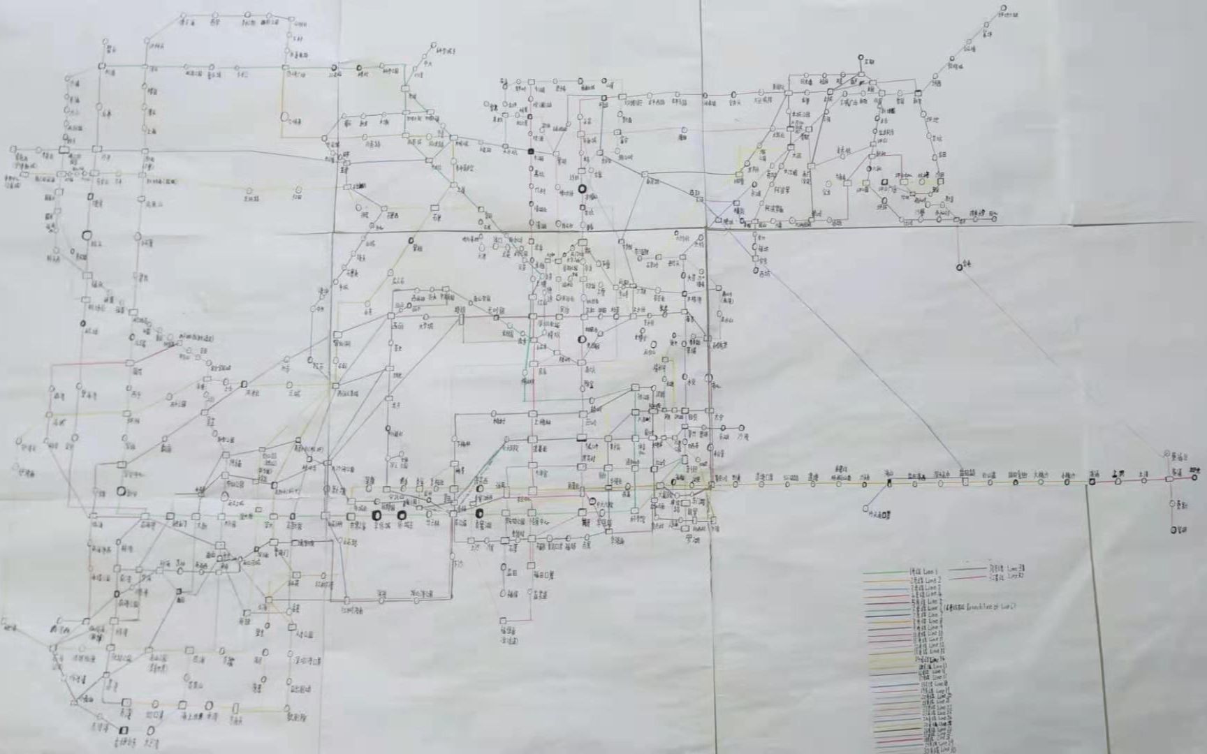 深圳地铁运营线路网络图2050(纯手绘)哔哩哔哩bilibili