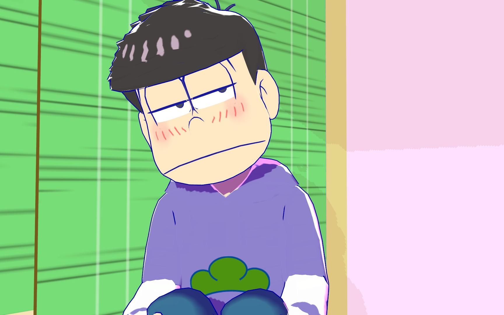 阿松mmd一松大概喝醉酒了