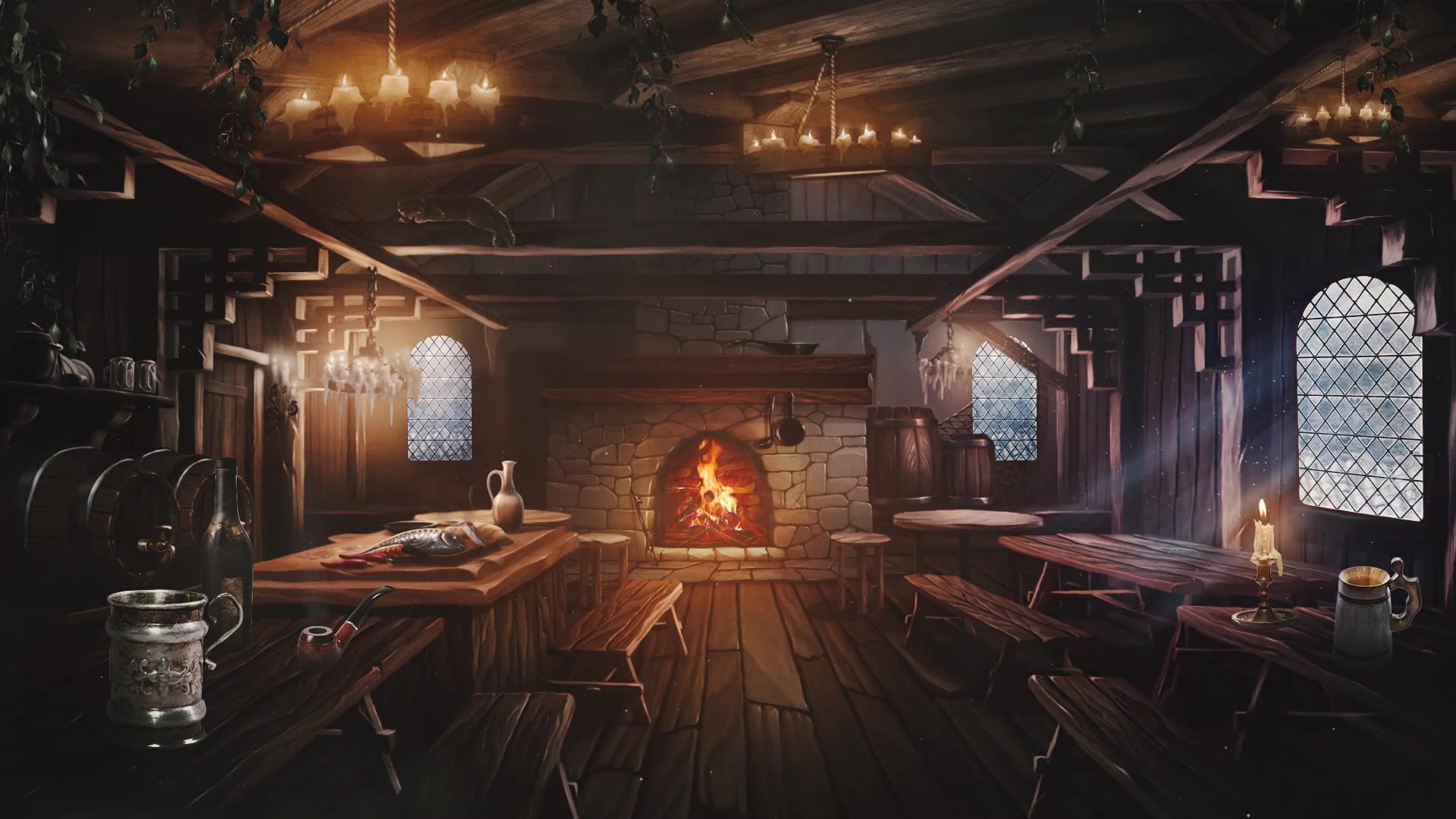 【白噪音】【学习向】【放松】跃马客栈 65 指环王65双人间