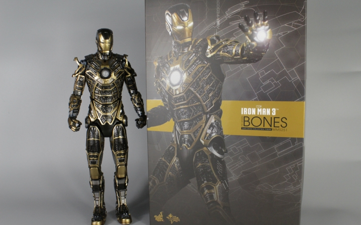 【涛哥测评】hottoys钢铁侠mk41骨骼