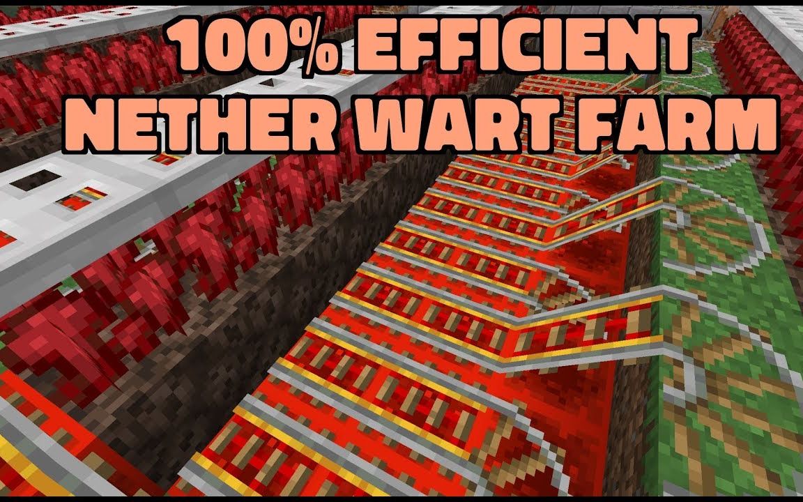 【mc】100%效率地狱疣农场【rays works】