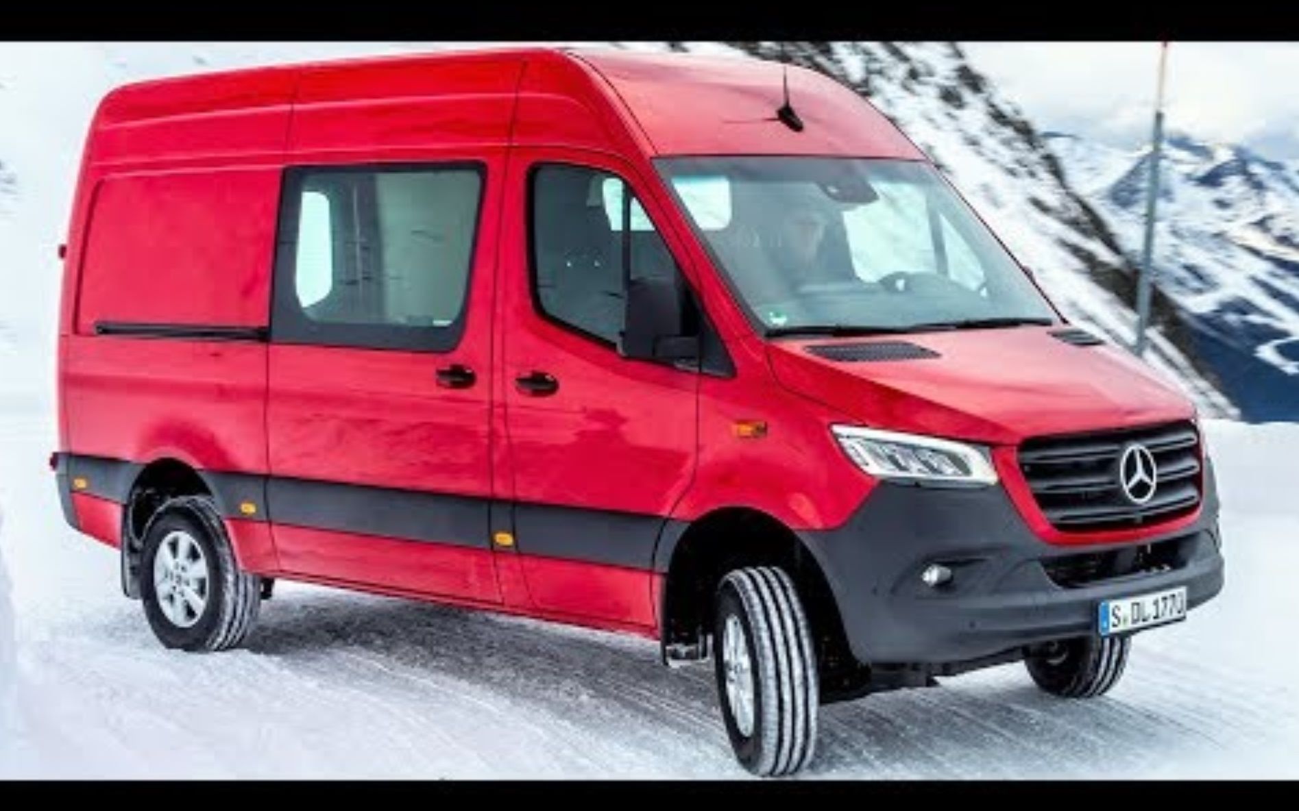 2019梅赛德斯奔驰sprinter319cdi4x4大型货车恶劣环境雪地测试