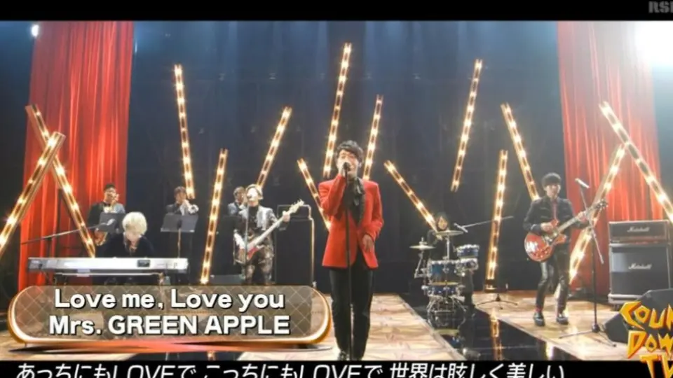 Mrs. GREEN APPLE - Love me,Love you (CDTV 2018.02.10)_哔哩哔哩_