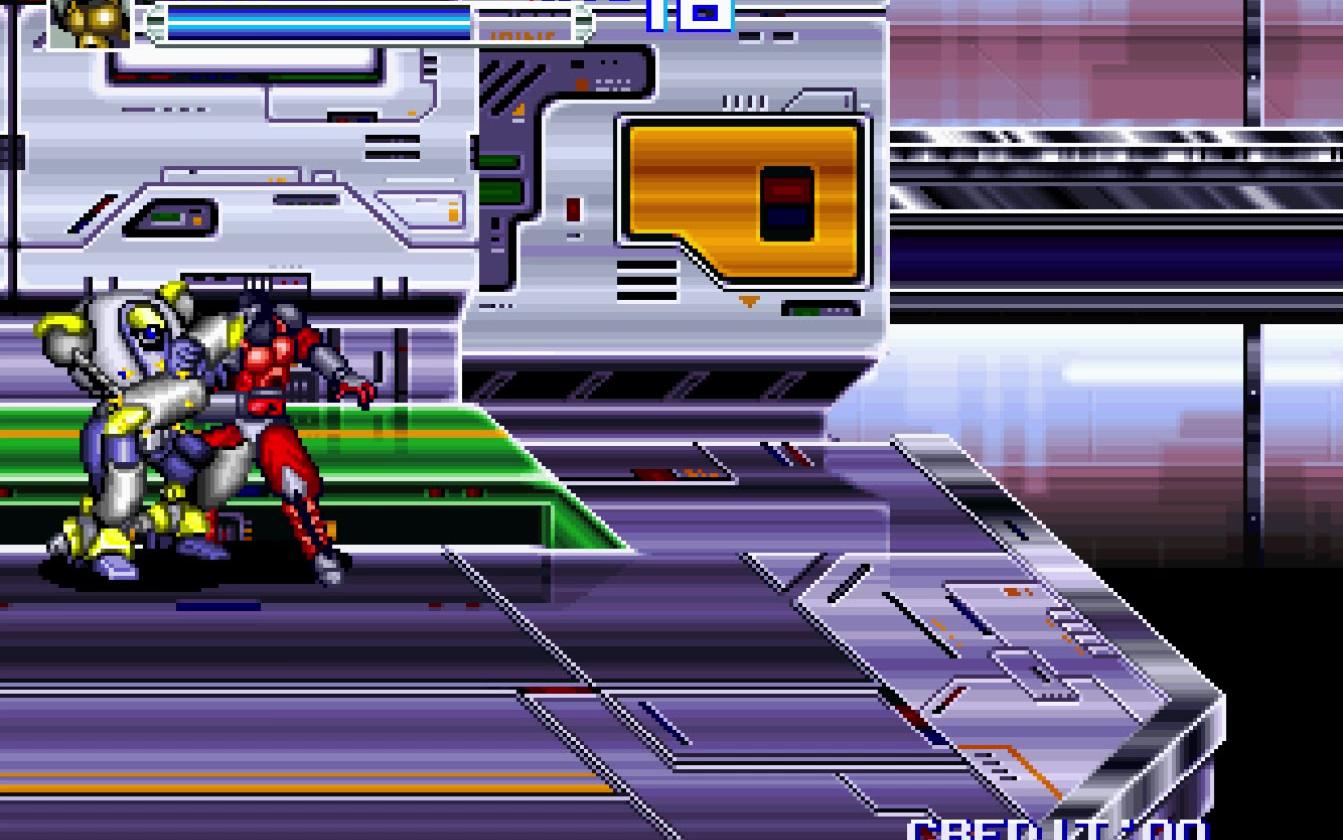 街机《变身忍者》美版 最高难度 女忍者 过关流程 part-1