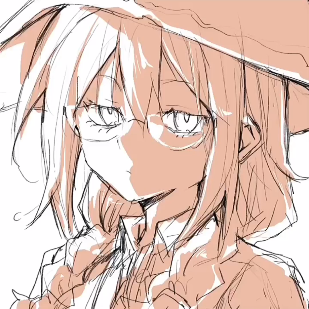 简易草稿头像过程