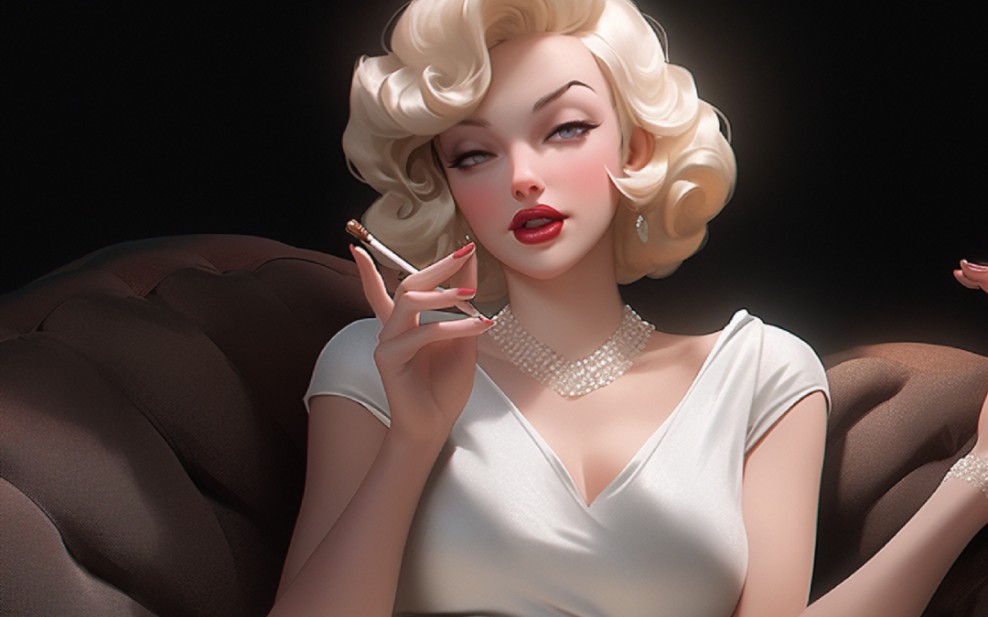 ai绘画|玛丽莲梦露
