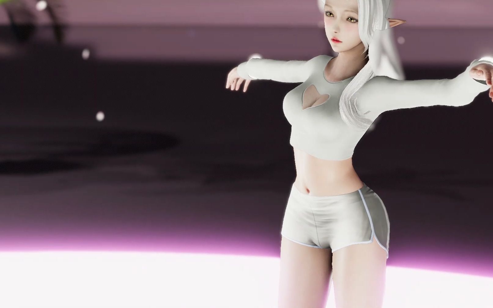 黑白双子旋转芭蕾