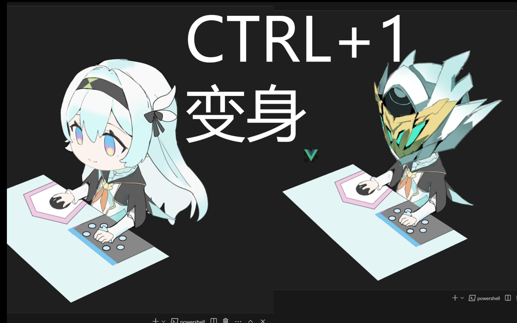 【流萤】免费live2d桌宠,点赞自取,ctrl+1变身,基于bongocat制作