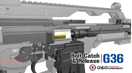 【欣赏】g36型发射器 | 快拆结构 | airsoft水弹发射器构造 | 3D动画