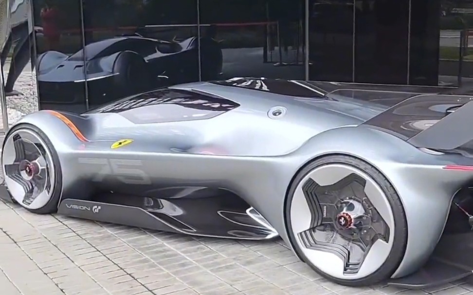 [图]法拉利发布新车 Ferrari vision ，专为全新GT赛车游戏设计的概念车型，未来科技感十足