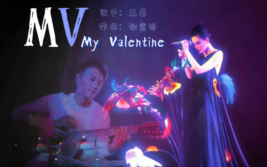 吉他|幻乐一场mv间奏 可可爱爱的他在看她演唱会|王菲表演冰封的恋曲