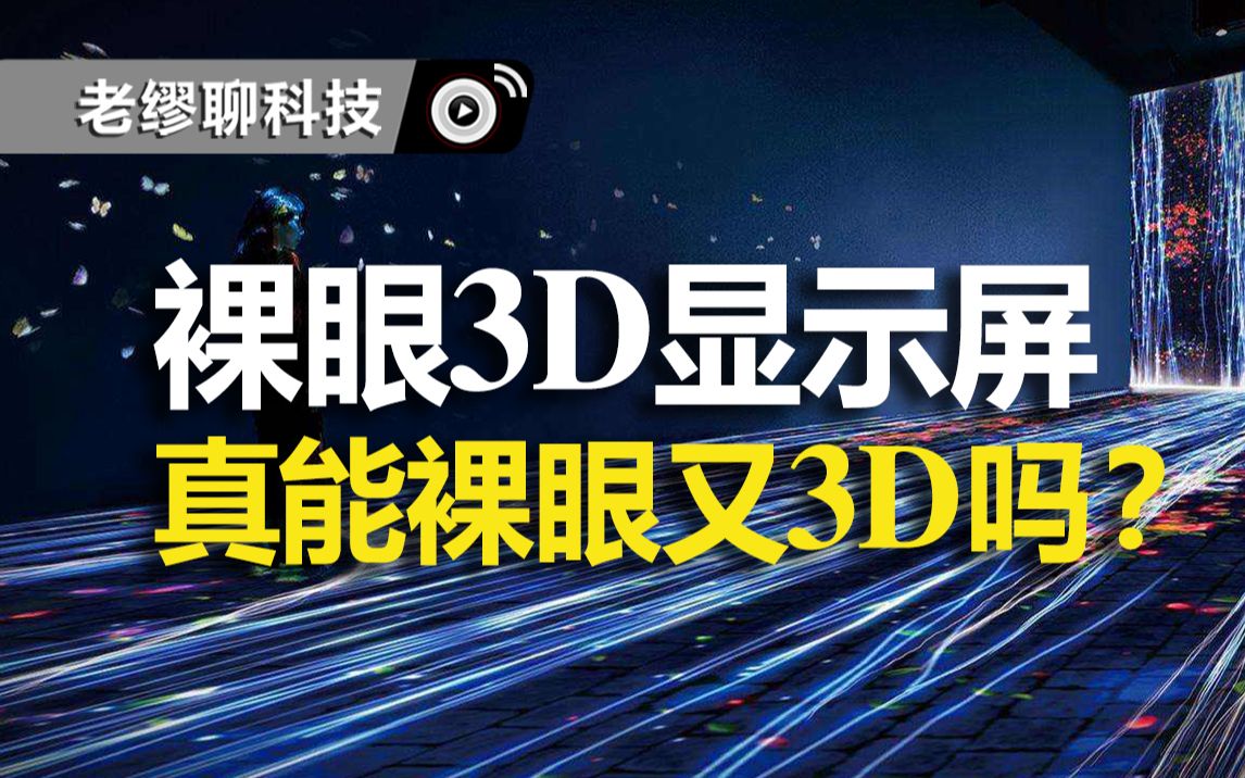 【趣事杂谈】裸眼3D,真能裸眼又3D?哔哩哔哩bilibili