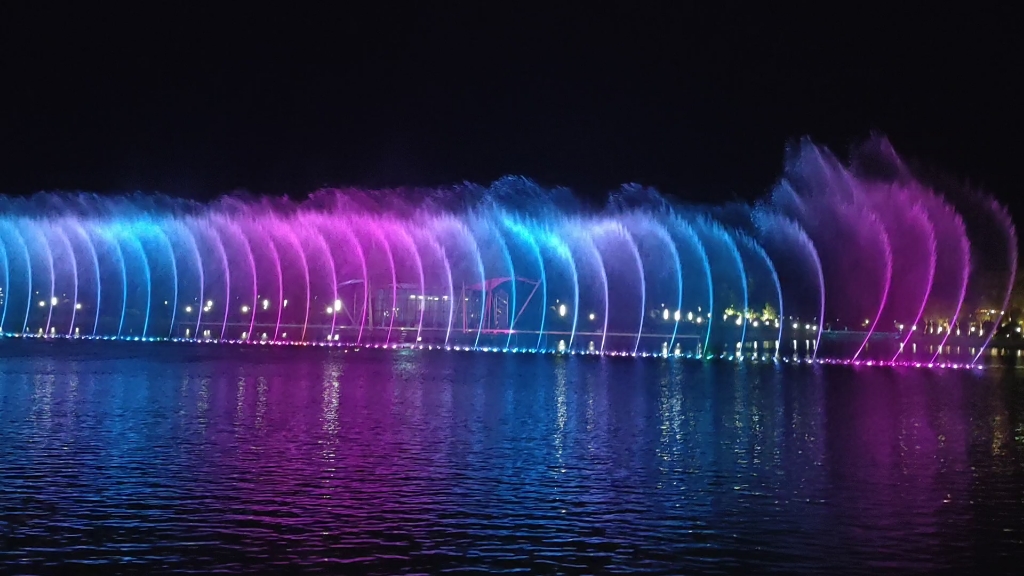雄州公园音乐喷泉时间图片