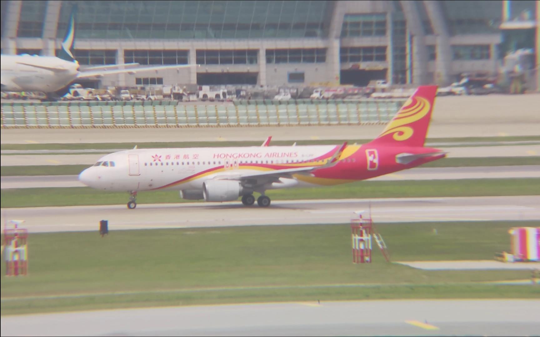 香港航空320 仁川机场起飞实录