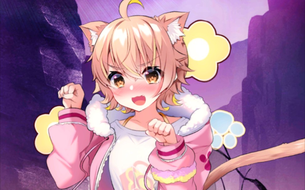 脸红的猫娘vtuber 杏仁咪噜