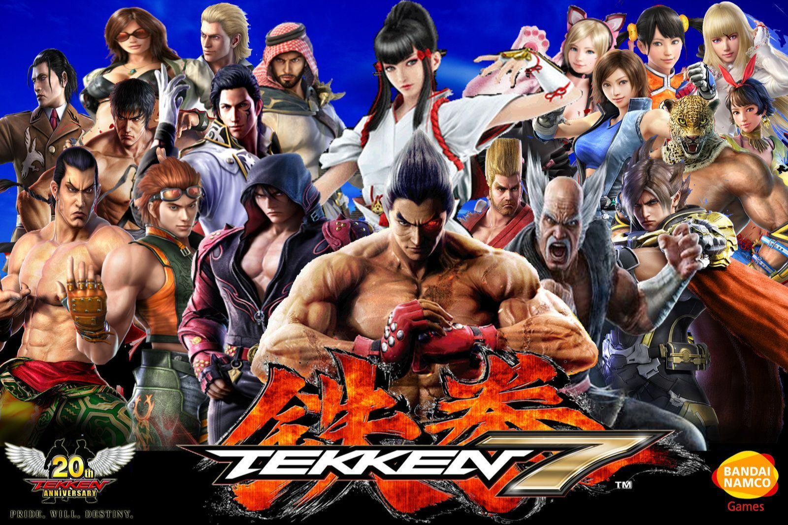 【铁拳7/Tekken 7】—4K丨全故事丨全必杀技丨46部CG丨全人物真人快打