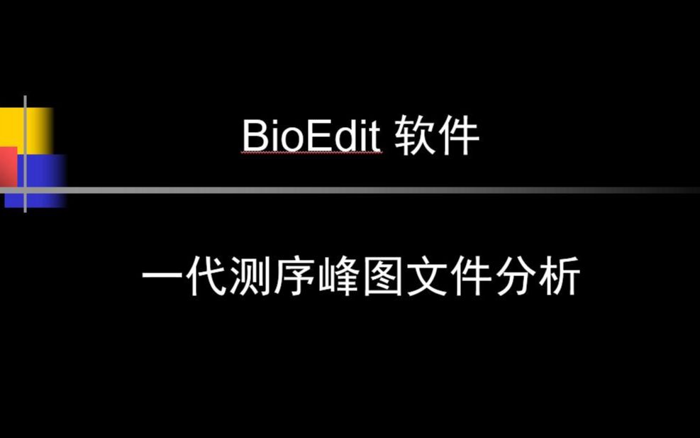 18使用BioEdit软件打开分析测序峰图文件哔哩哔哩bilibili