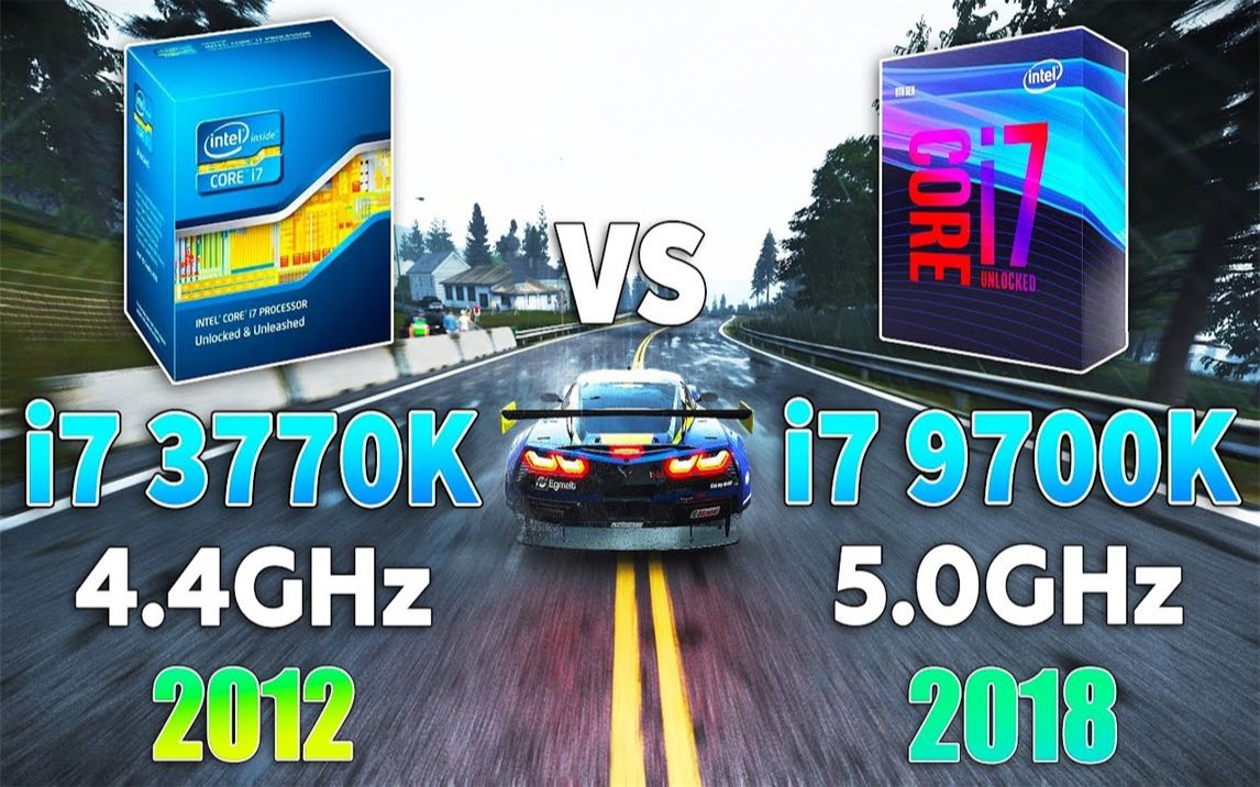 i73770K 4.4Ghz vs i79700K 5Ghz CPU游戏性能测试对比(显卡为RTX 2080Ti) 1080P 60帧视频哔哩哔哩bilibili