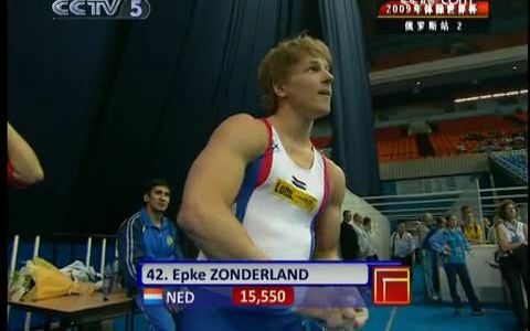 佐德兰德 Epke Zonderland 2009年体操世界杯莫斯科站单杠哔哩哔哩bilibili