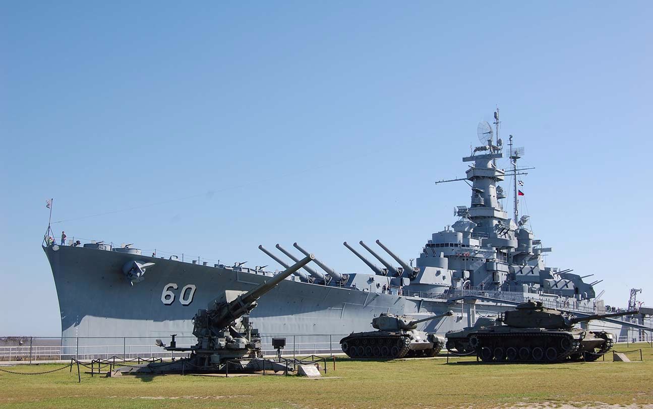 【战舰阿拉巴马】博物馆航拍_哔哩哔哩_bilibili