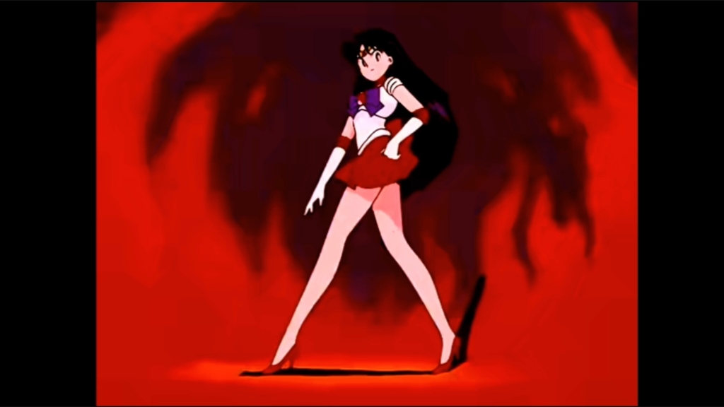 [美少女战士变身盘点]第三期:sailor mars旧版四期变身盘点