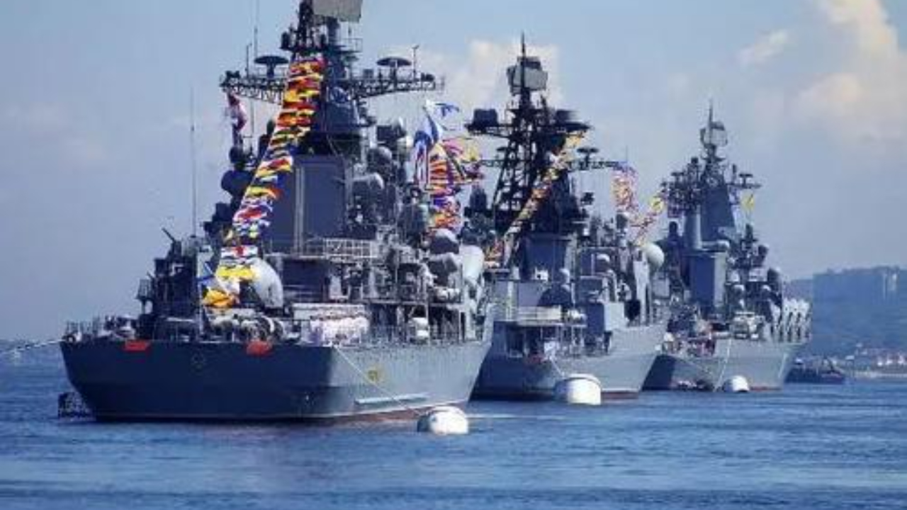 俄罗斯太平洋舰队庆祝成立290周年