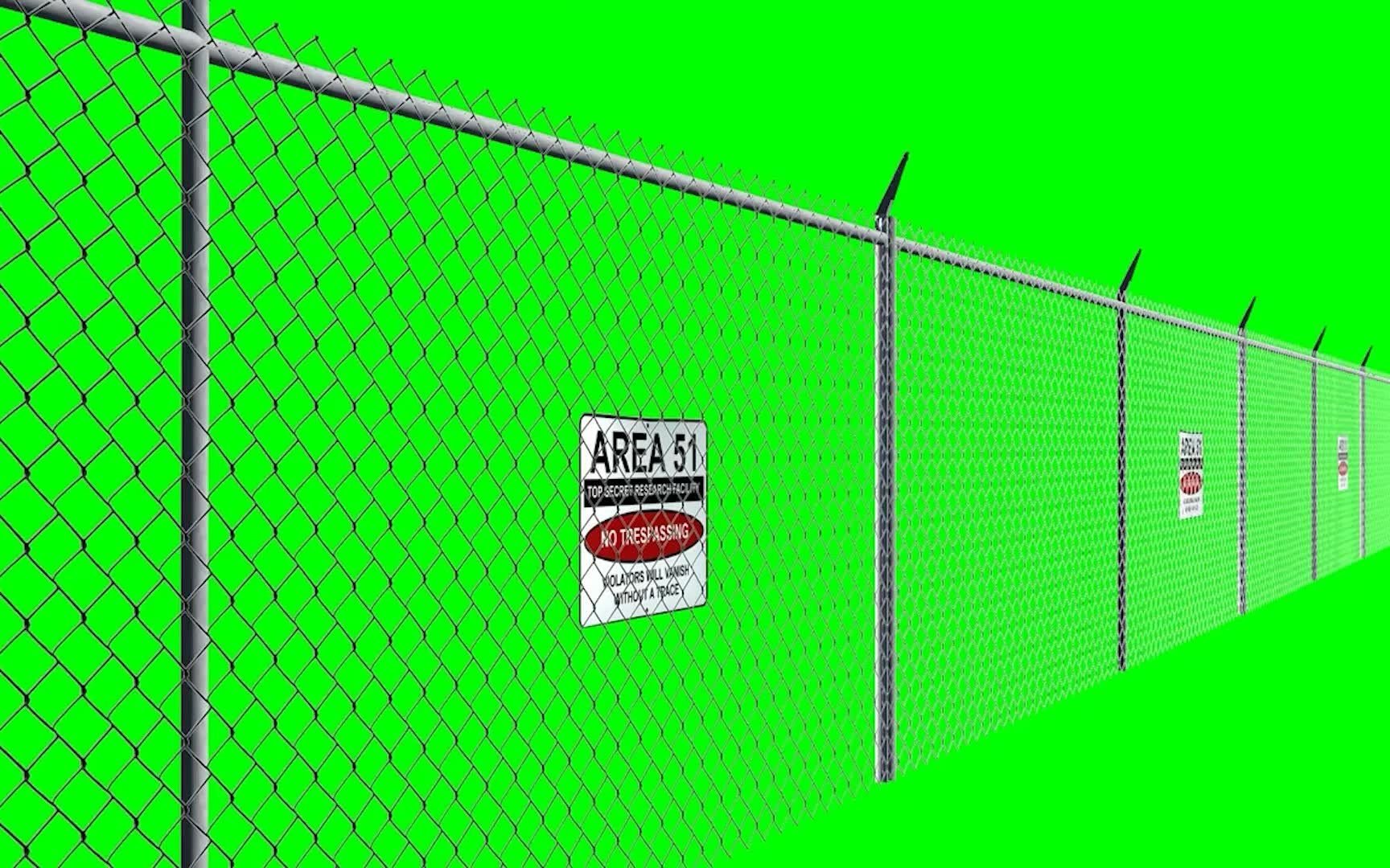 【绿幕素材】操场栏杆{看简介}