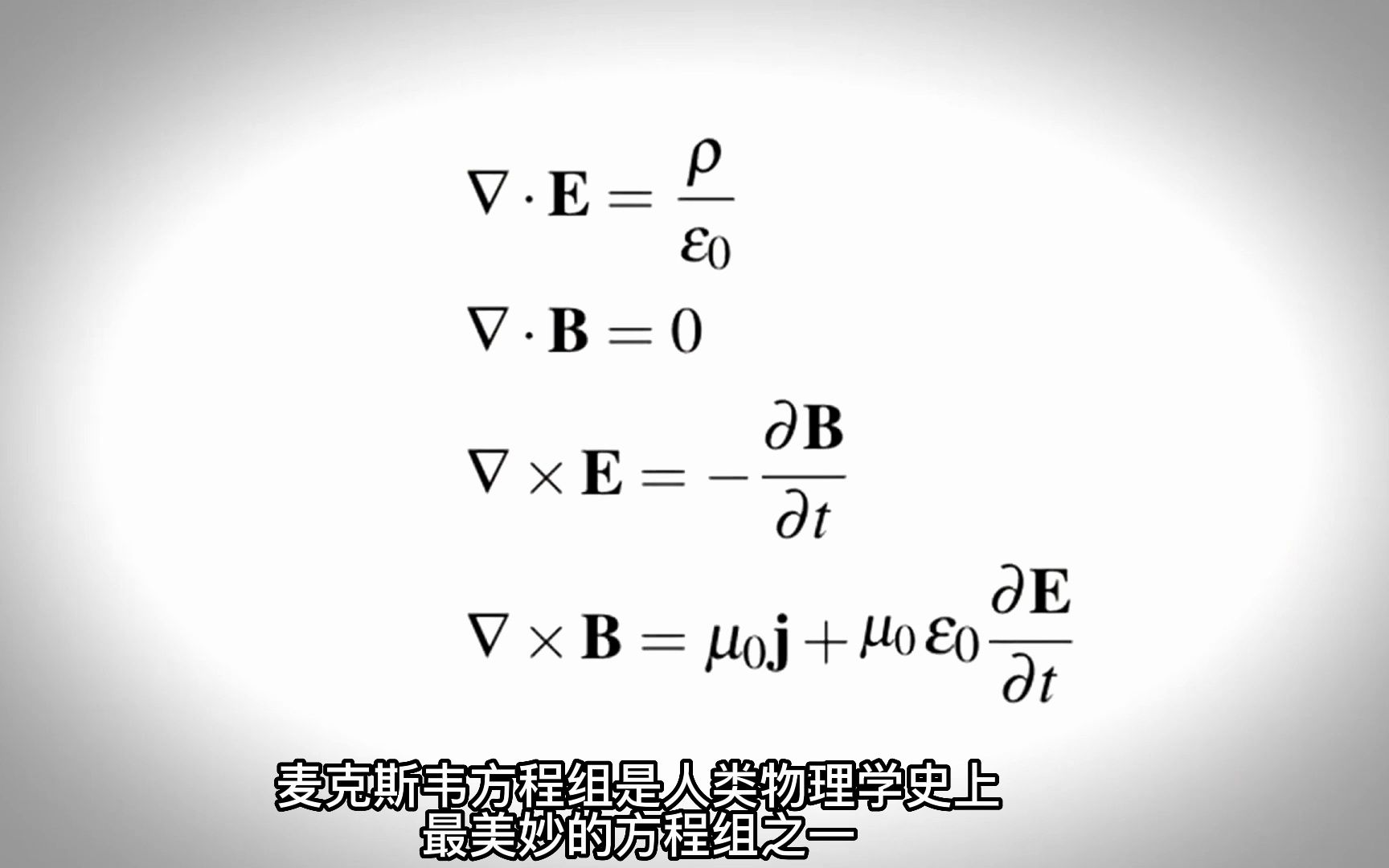 两分钟科普麦克斯韦方程组