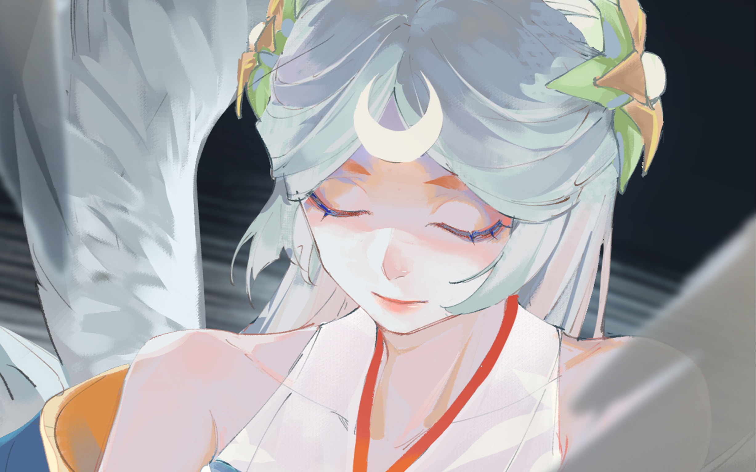 【csp绘画过程/阴阳师】因幡辉夜姬_哔哩哔哩_bilibili