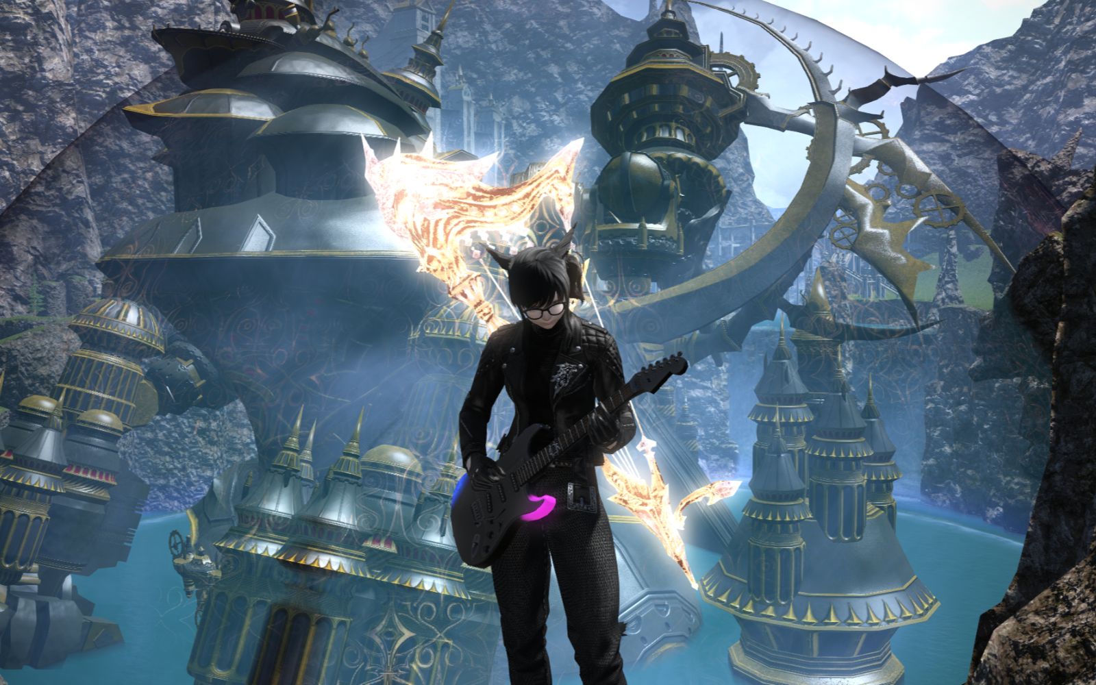 ff14电吉他绝亚串烧_哔哩哔哩bilibili_最终幻想14_第一视角