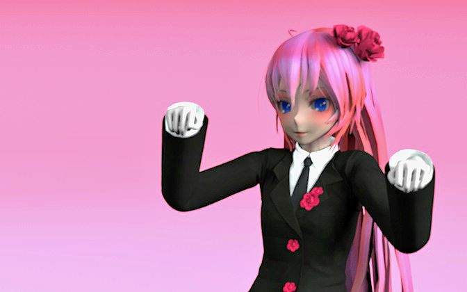 【c4d×mmd】pink cat-巡音小姐姐的粉紅高跟鞋-沒有大白腿福利(霧)