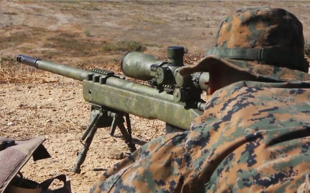 usamc 美国海军陆战队狙击手训练 m40狙击步枪(雷明顿m700)
