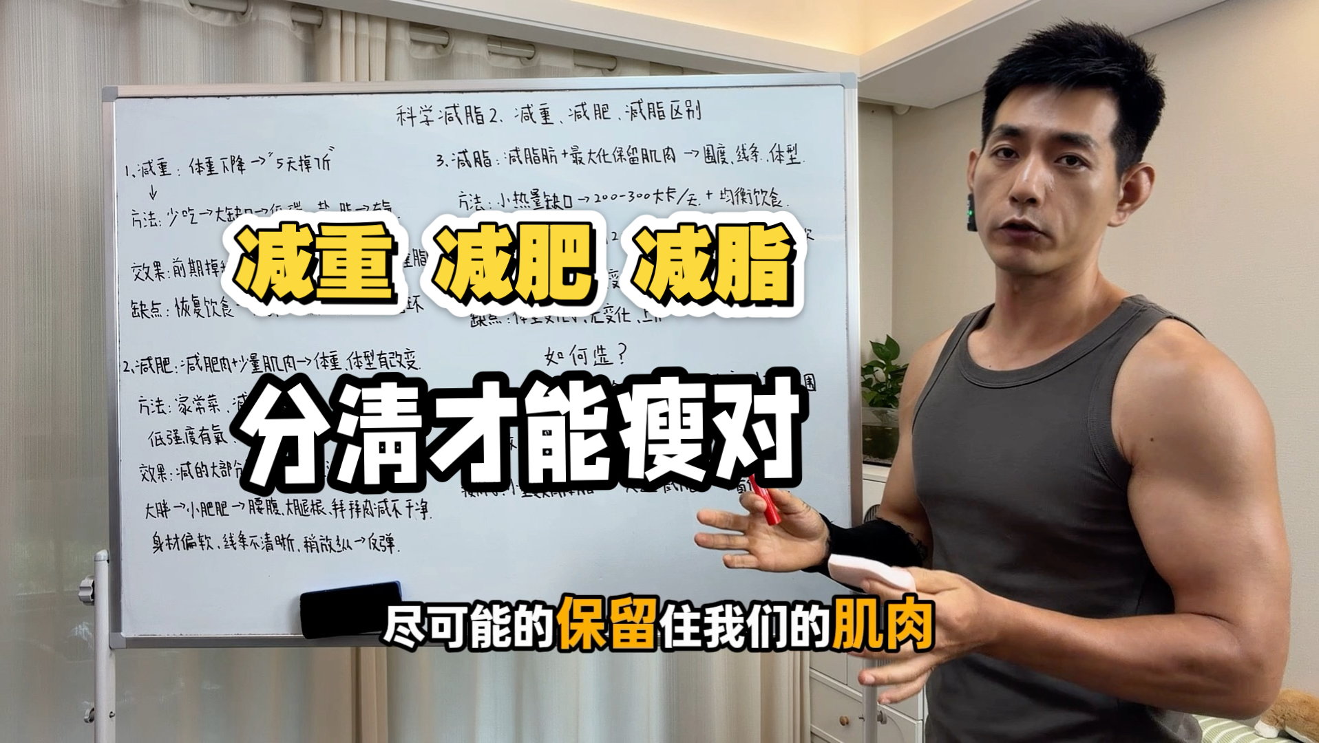 科学减脂认知02｜减重减肥减脂的区别