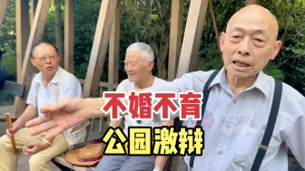 Download Video: 上海爷叔公园讨论、不结婚不生孩子后果，句句真实令人深思