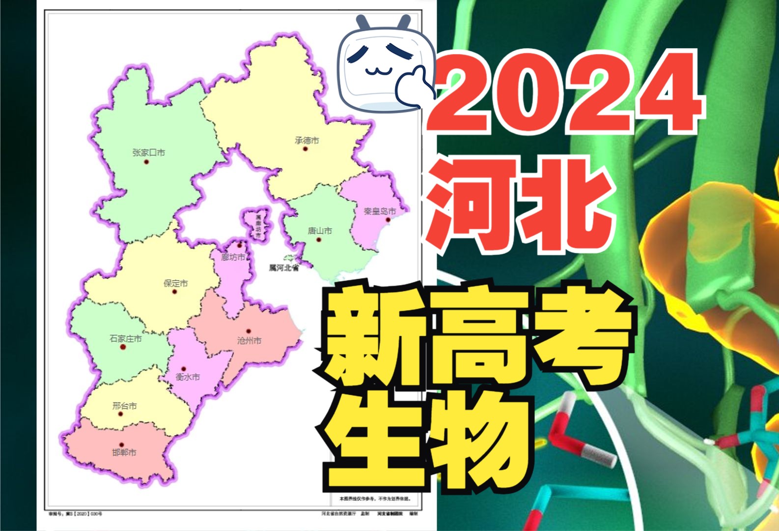 【真题分享】2024河北生物卷113 普通高中生物学选择性考试 新高考全国新教材新课标网课必修一必修二选择性必修123哔哩哔哩bilibili