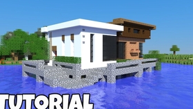 Mc建筑 我的世界 水上别墅 哔哩哔哩 つロ干杯 Bilibili