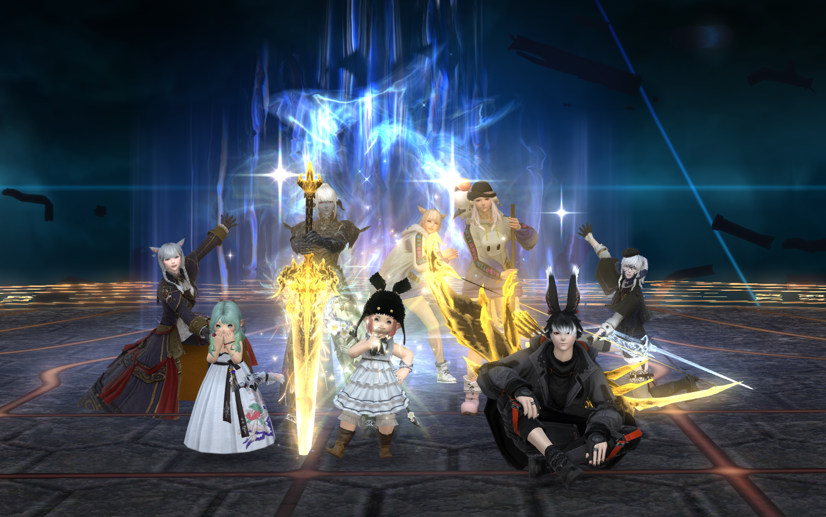 【ff14】绝神兵过本纪念 黑骑视角 2023.12.22