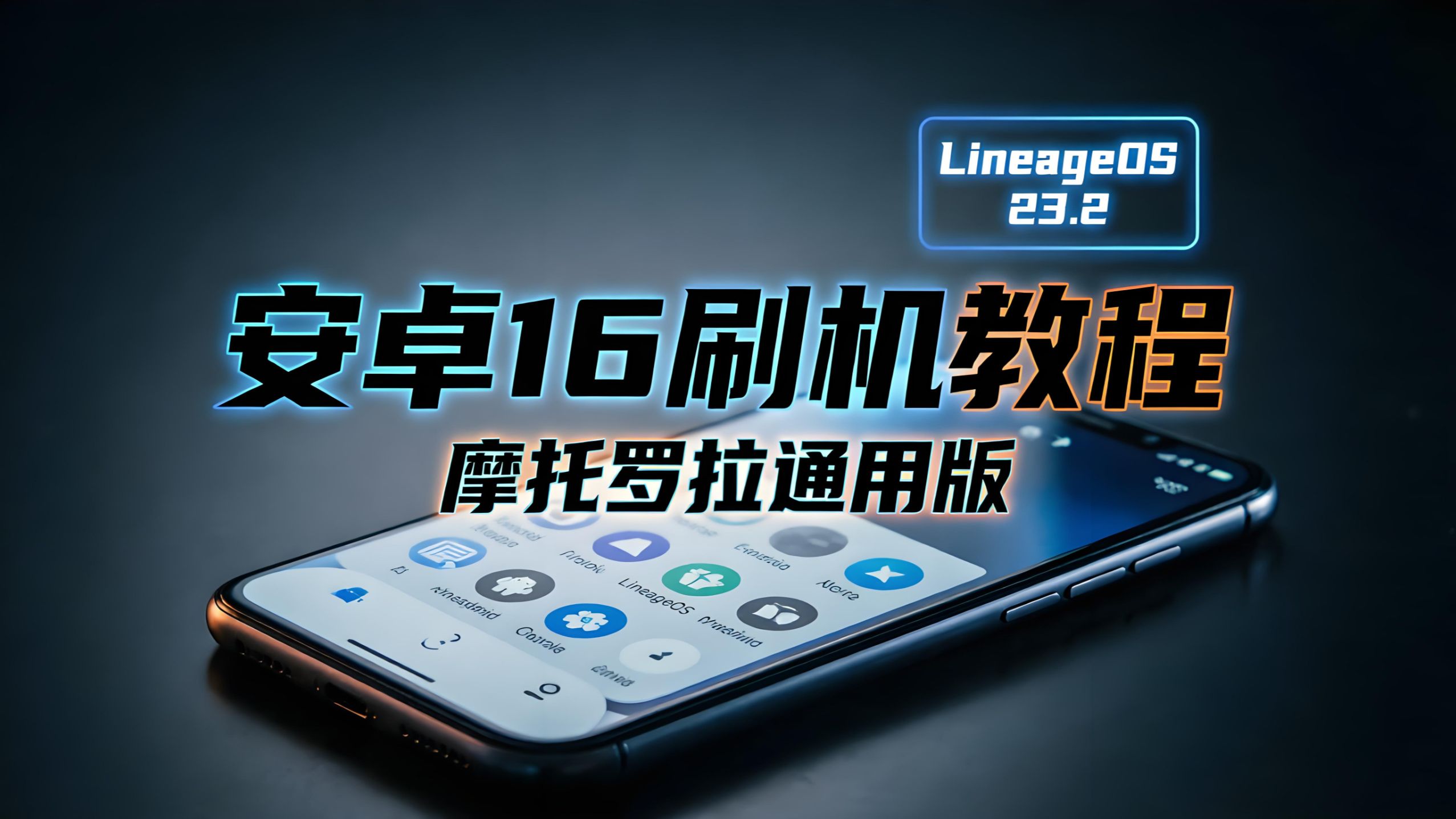 Motorola也能变身“原生安卓”?LineageOS 23 完整刷机教程 | 中文配音