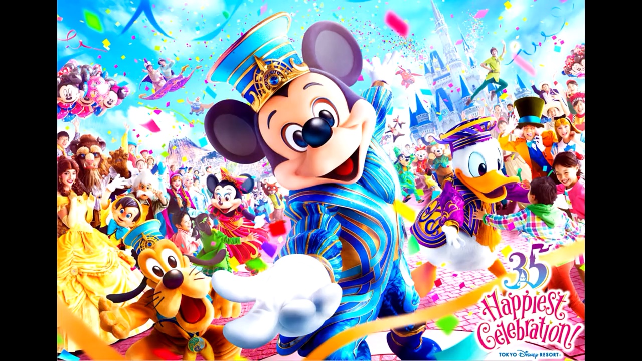 【东京迪士尼乐园】tdl brand new day(付歌词)东京迪士尼35周年主题