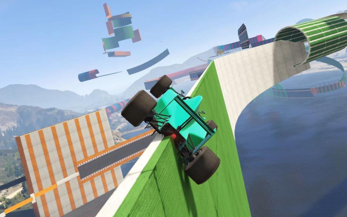 乐美解说gta5多种载具混合式毒图水中壁走加无板翻有点秀