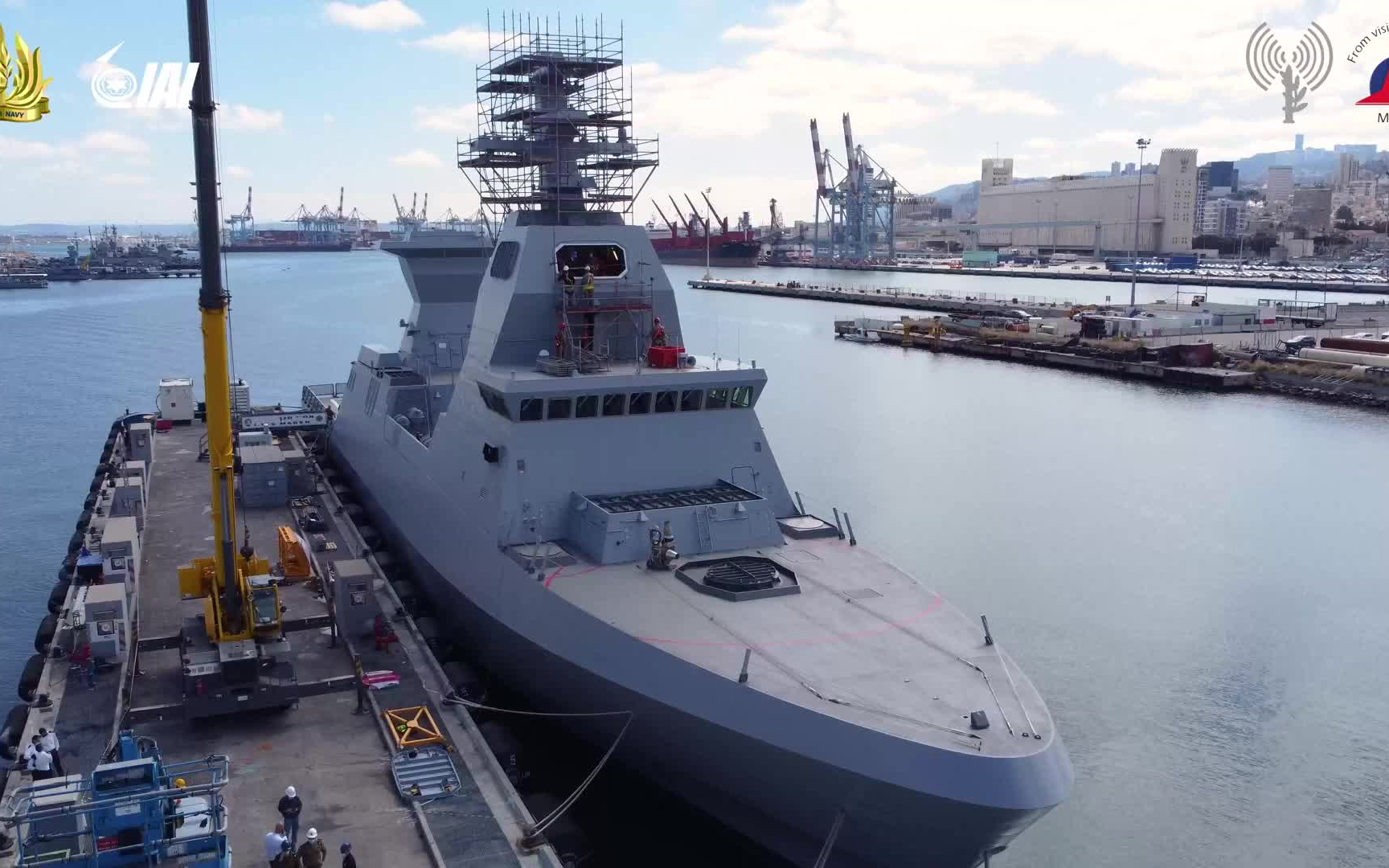 "萨尔"-6型护卫舰进行最后舾装