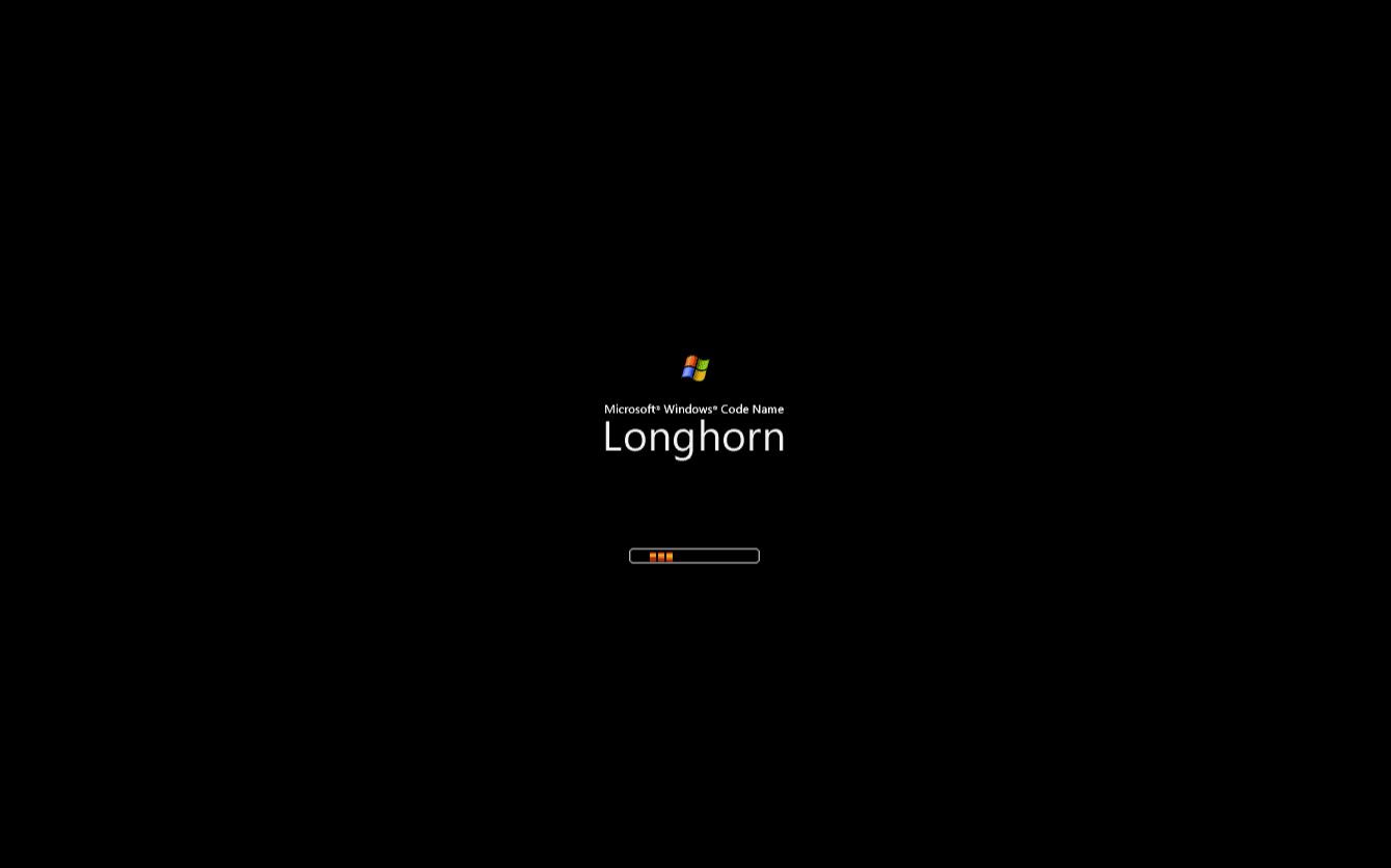 windows longhorn 4074 安装与试玩