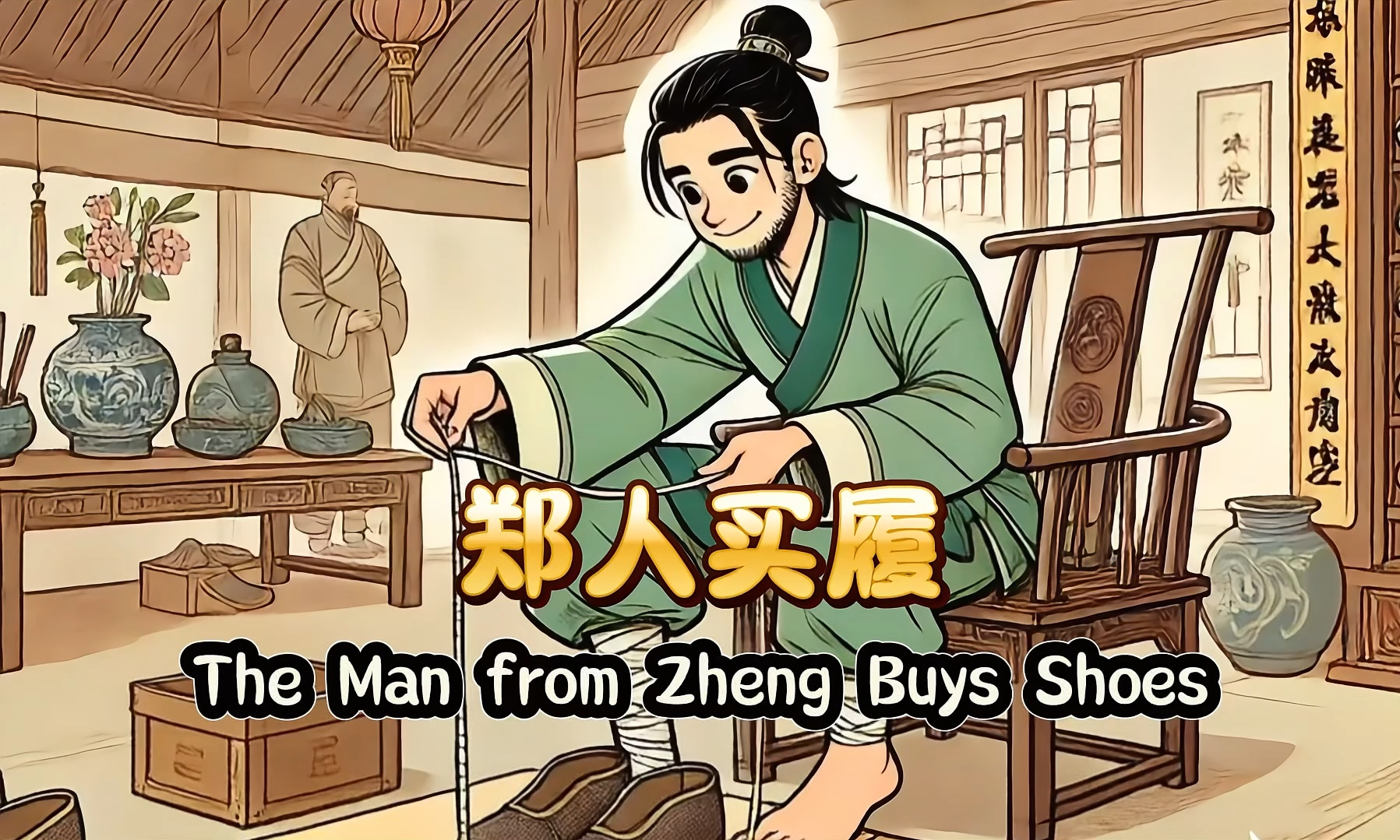 郑人买履,用英语讲中国故事,英语演讲