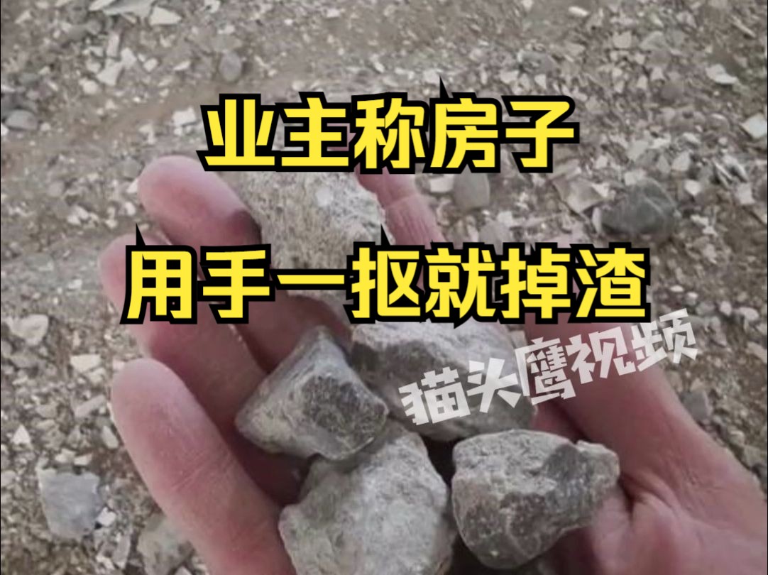 业主称房子用手一抠就掉渣,住建局:协调过修,但业主要求先赔钱哔哩哔哩bilibili