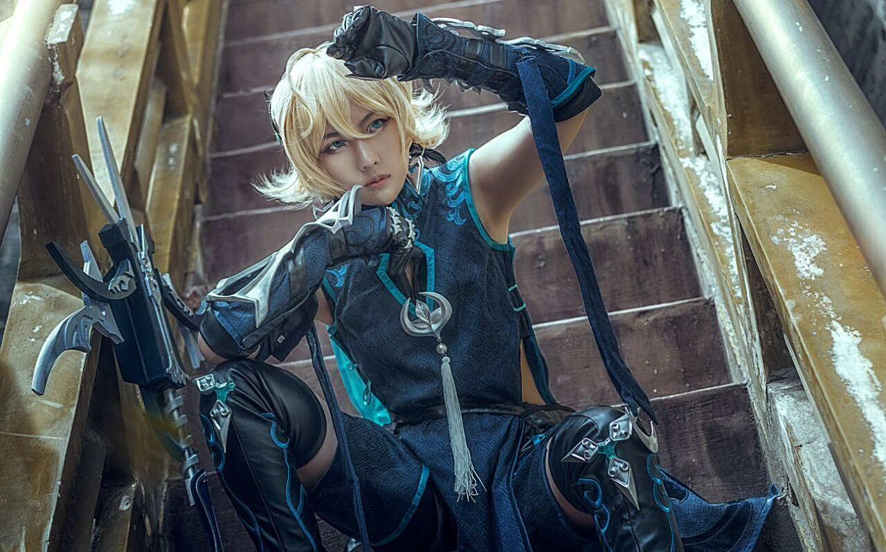 活动作品超帅的金发定国炮太